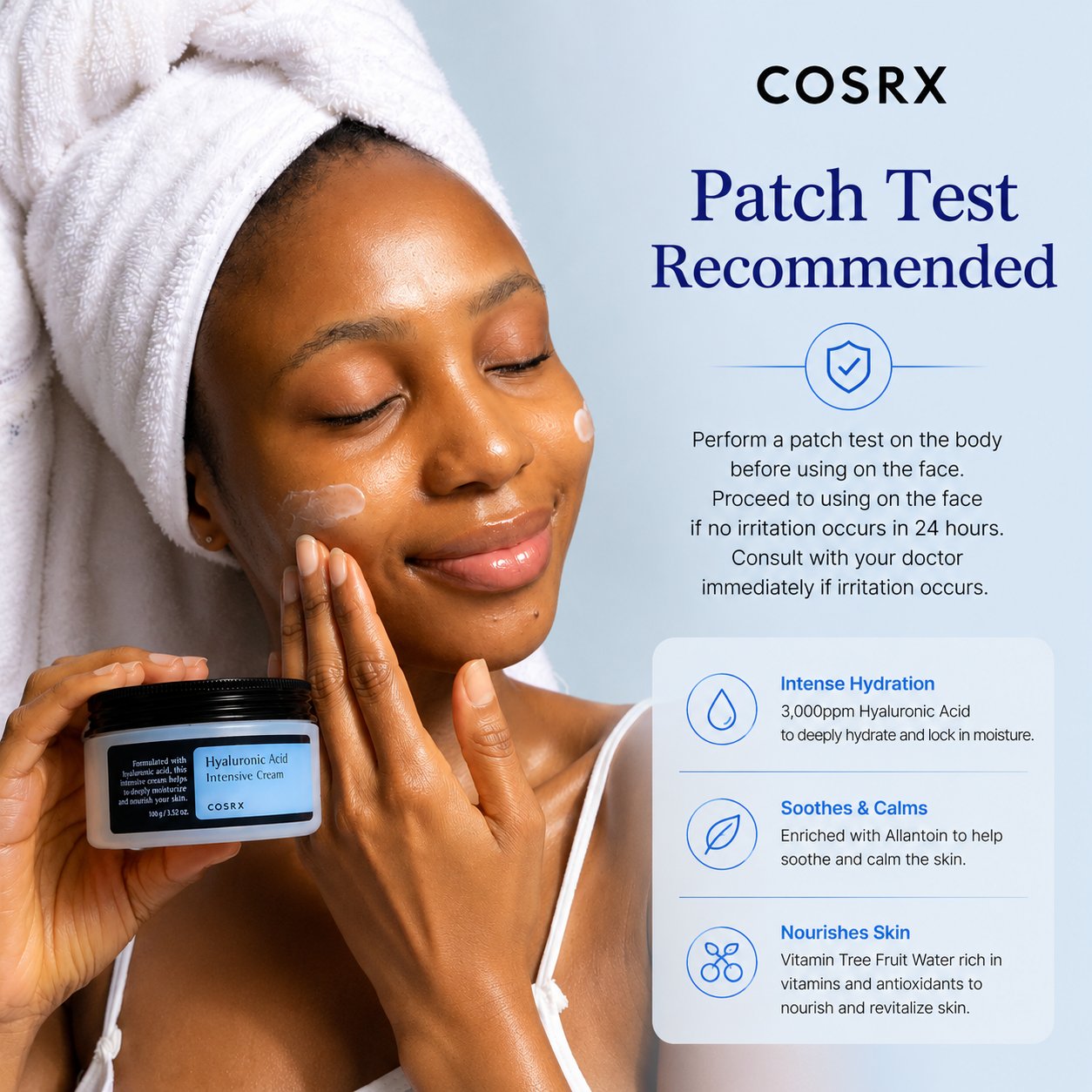COSRX Hyaluronic Acid Intensive Cream, Moisturizing Skincare 3.52 fl.oz — 2 of 3